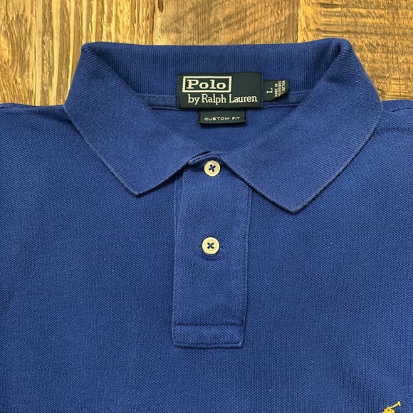 Polo by Ralph Lauren Custom Fit Long Sleeve Polo (Lg) - Picture 3 of 6